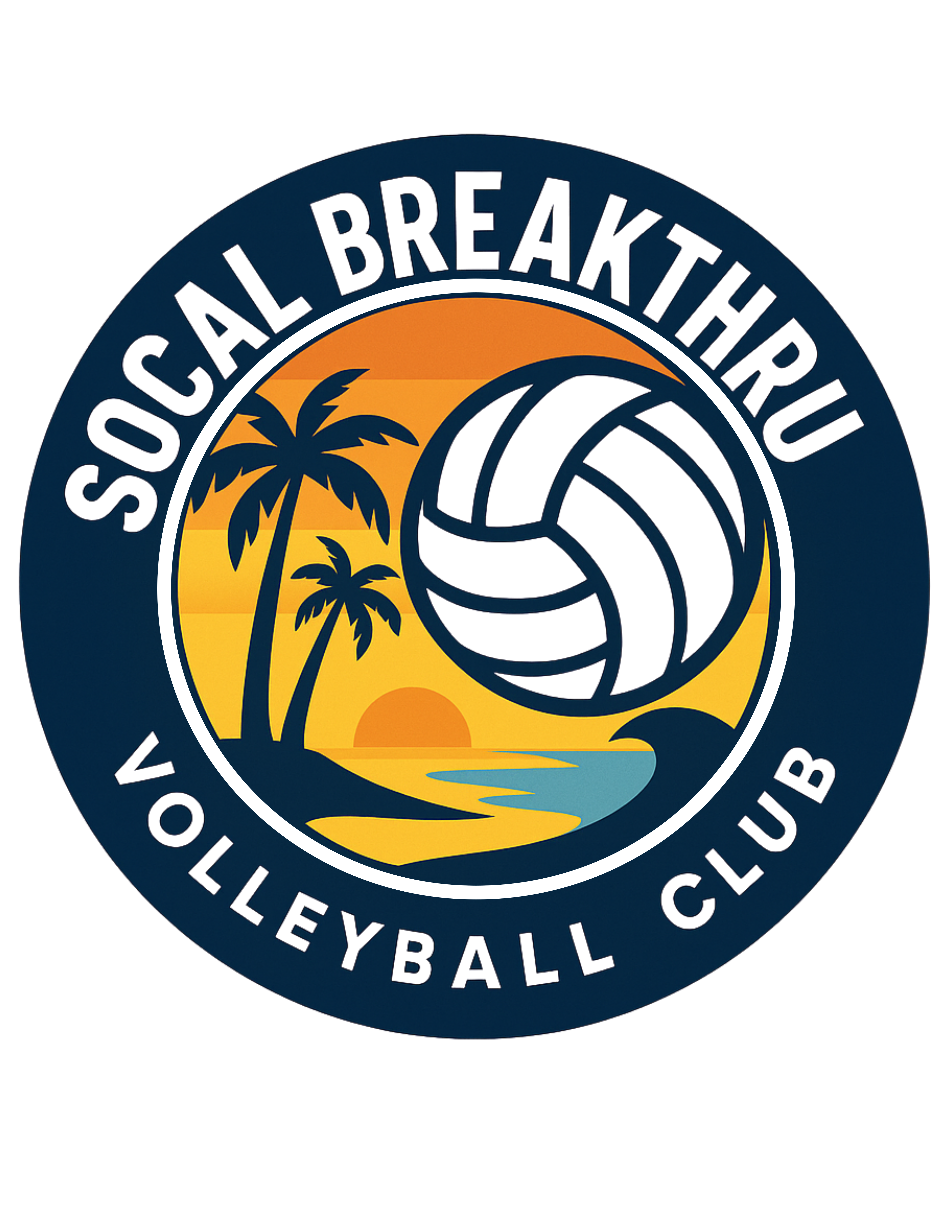 SoCal Breakthru Volleyball Club Logo